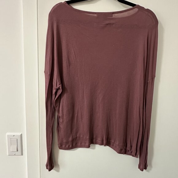 All Saints Francesco Rita Ranskull T-Shirt Mauve - Picture 3 of 4